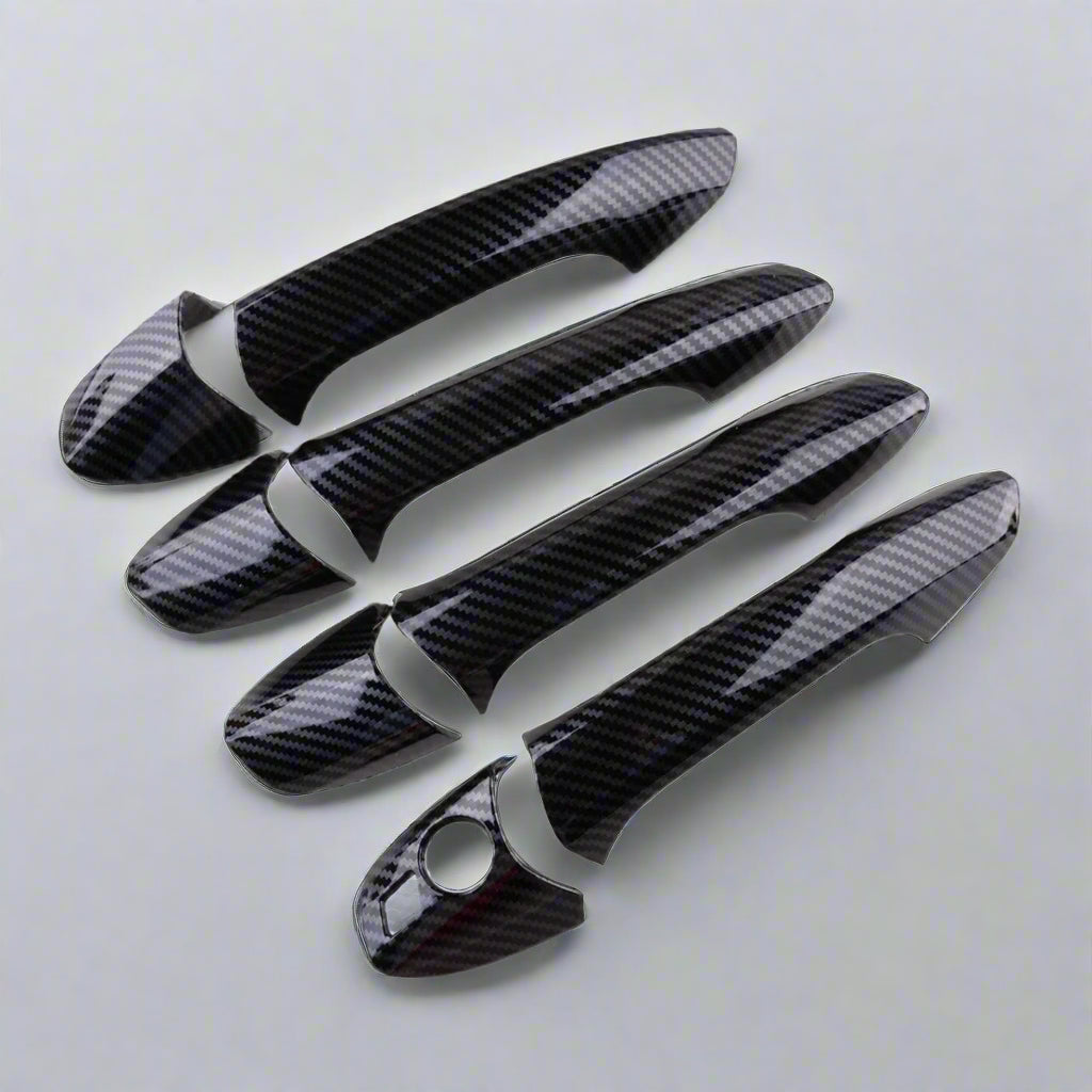 Carbon Fiber Texture Exterior Door Handle Cover Trim for Mercedes (W204, W212, W246, X204, W166, W117)