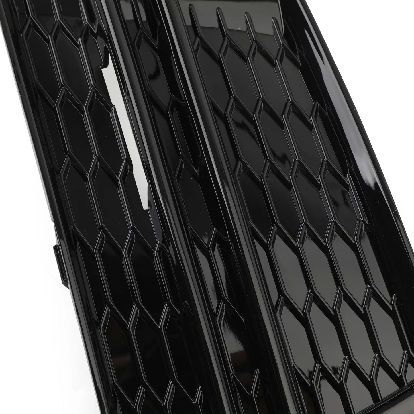 Black Fog Light Covers for Audi A4 B9 S-Line (2016–2018)