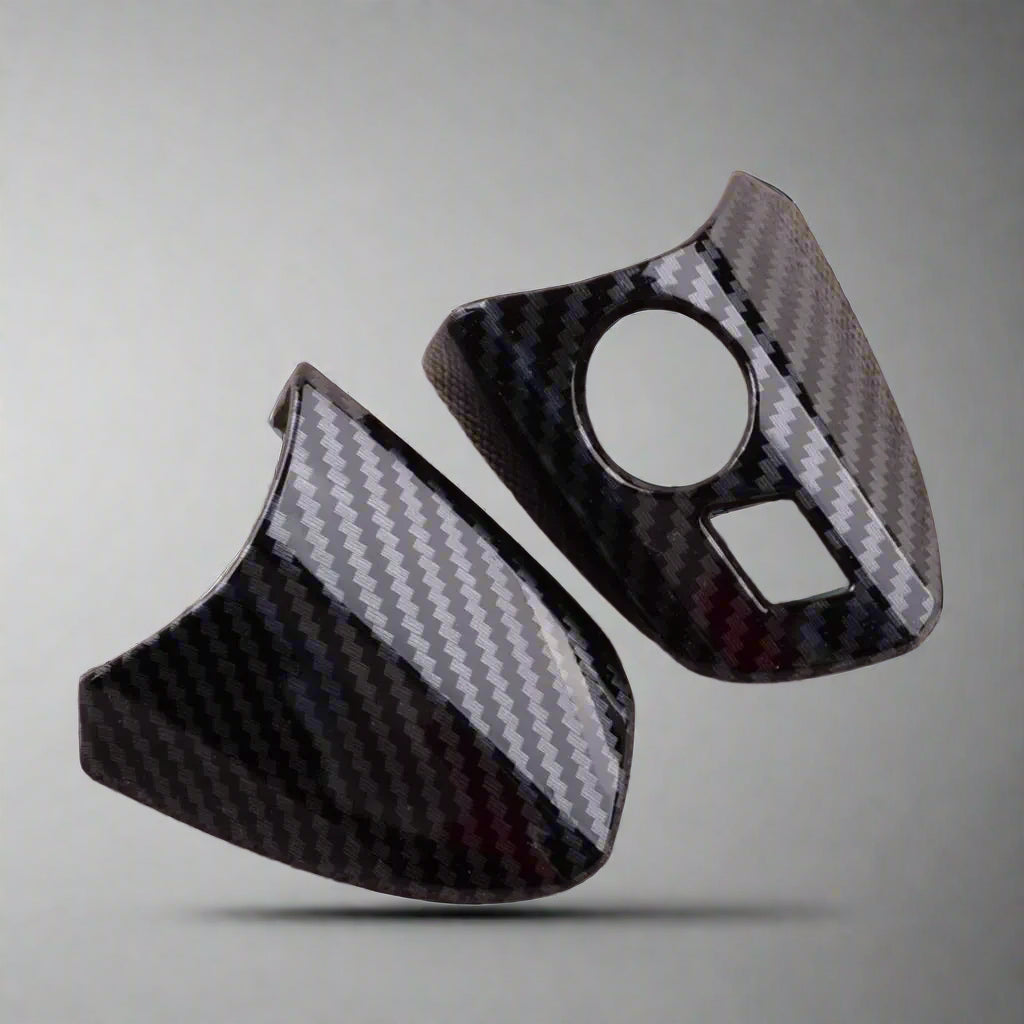 Carbon Fiber Texture Exterior Door Handle Cover Trim for Mercedes (W204, W212, W246, X204, W166, W117)