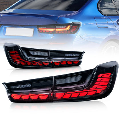 OLED GTS Style Tail Lights for BMW 3 Series G20/G80 (2019-2023)  w/Dragon Scales & Dynamic Animation