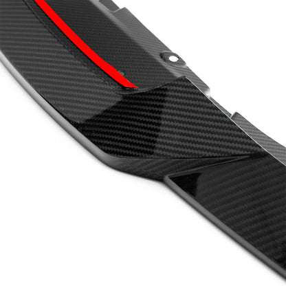 R44 Style Genuine Carbon Fiber Front Lip For BMW G87 M2 2022 2023 2024