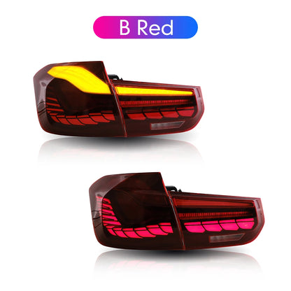 GTS Style Sequential LED Tail Light Assembly for For BMW 3 series F35 F30 (2013-2018)