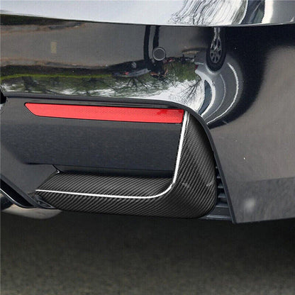 Rear Bumper Trim/Canard For BMW M3 F80 M4 F82 | Black or Carbon