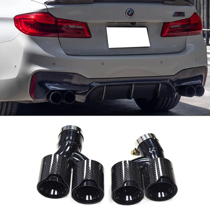 Carbon Fiber Quad Exhaust Tip Conversion For BMW G30/G31 2018+