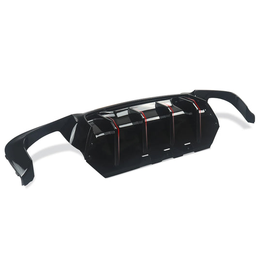 R-Style Rear Diffuser For BMW 5 Series F10 F11 (2010-2016) | Black