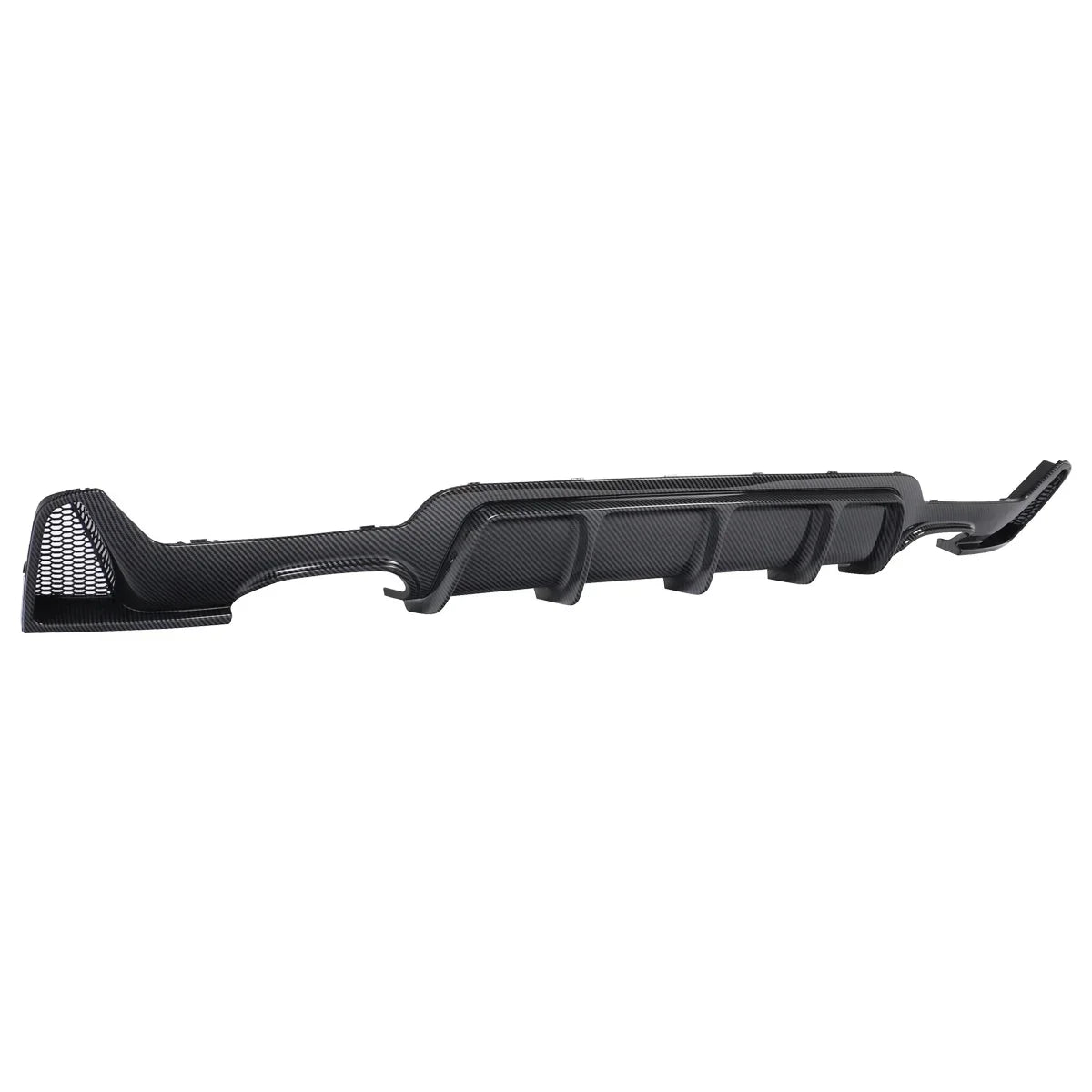 M-Sport Quad Exhaust Rear Diffuser For BMW 4 Series F32 F33 | Carbon Style