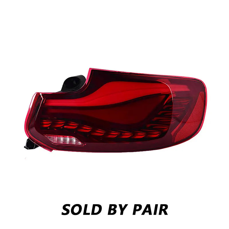 LED GTS Tail Lights For BMW 2 Series w/ Dragon Scale Animation (F22 F23 F87)