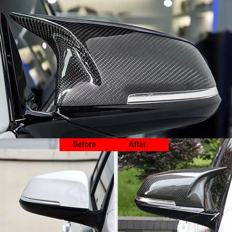 Genuine Carbon Fiber Mirror Cap For BMW (F20 F21 F22 F23 F30 F31 F32 F33 F34 F35 F36 F87)