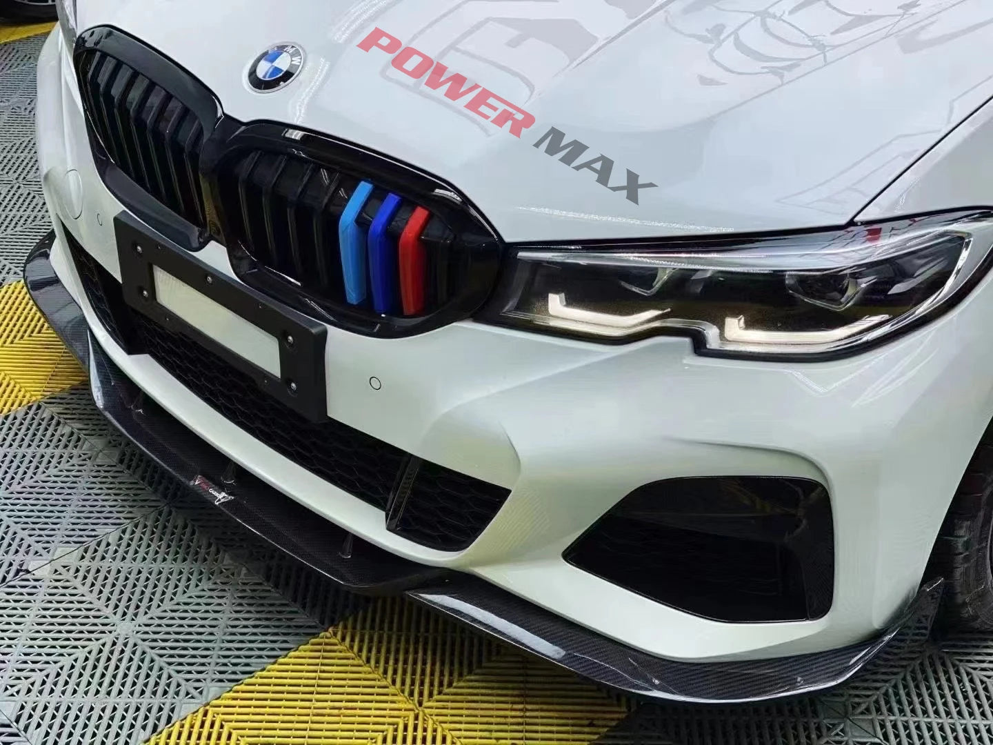 Carbon Fiber Takd Style Front Splitter for BMW 3 Series G20/G21