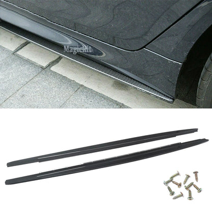 Carbon Fiber Style Side Skirts for BMW 5 Series G30 & F90 M5 Sedan 2017+