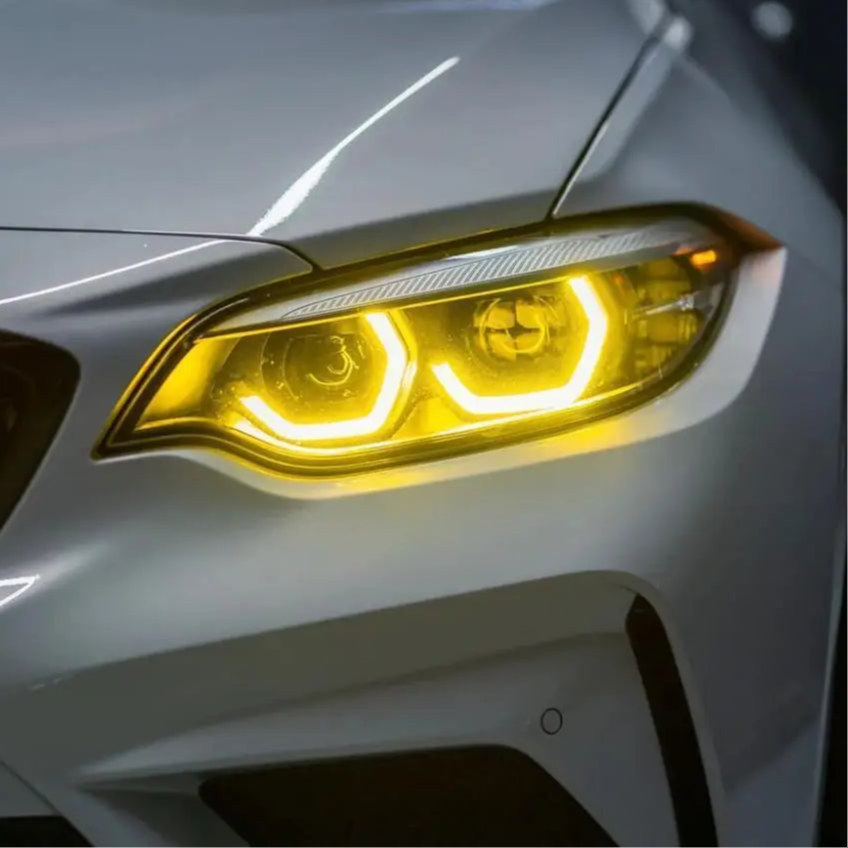 CSL Yellow DRL Angel Eyes For 2014 - 2021 BMW F22 F87 F23