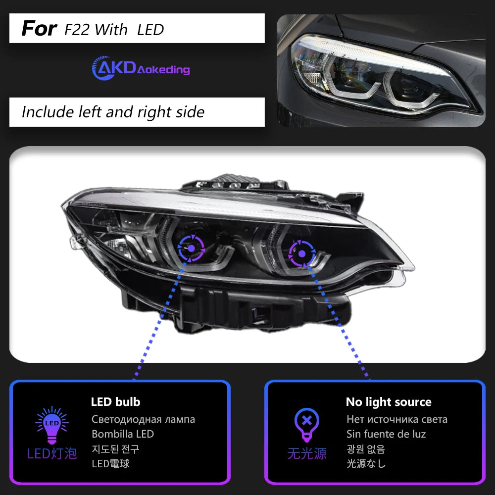 LED Headlight Assembly for BMW F22 F87