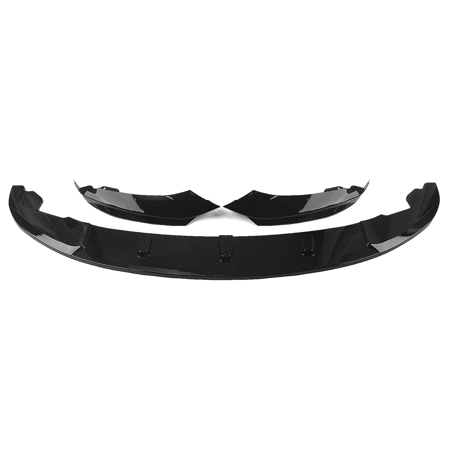 M-Sport Front Lip for BMW F32 F33 4 Series (2014-2020) | Gloss Black/Carbon Fiber