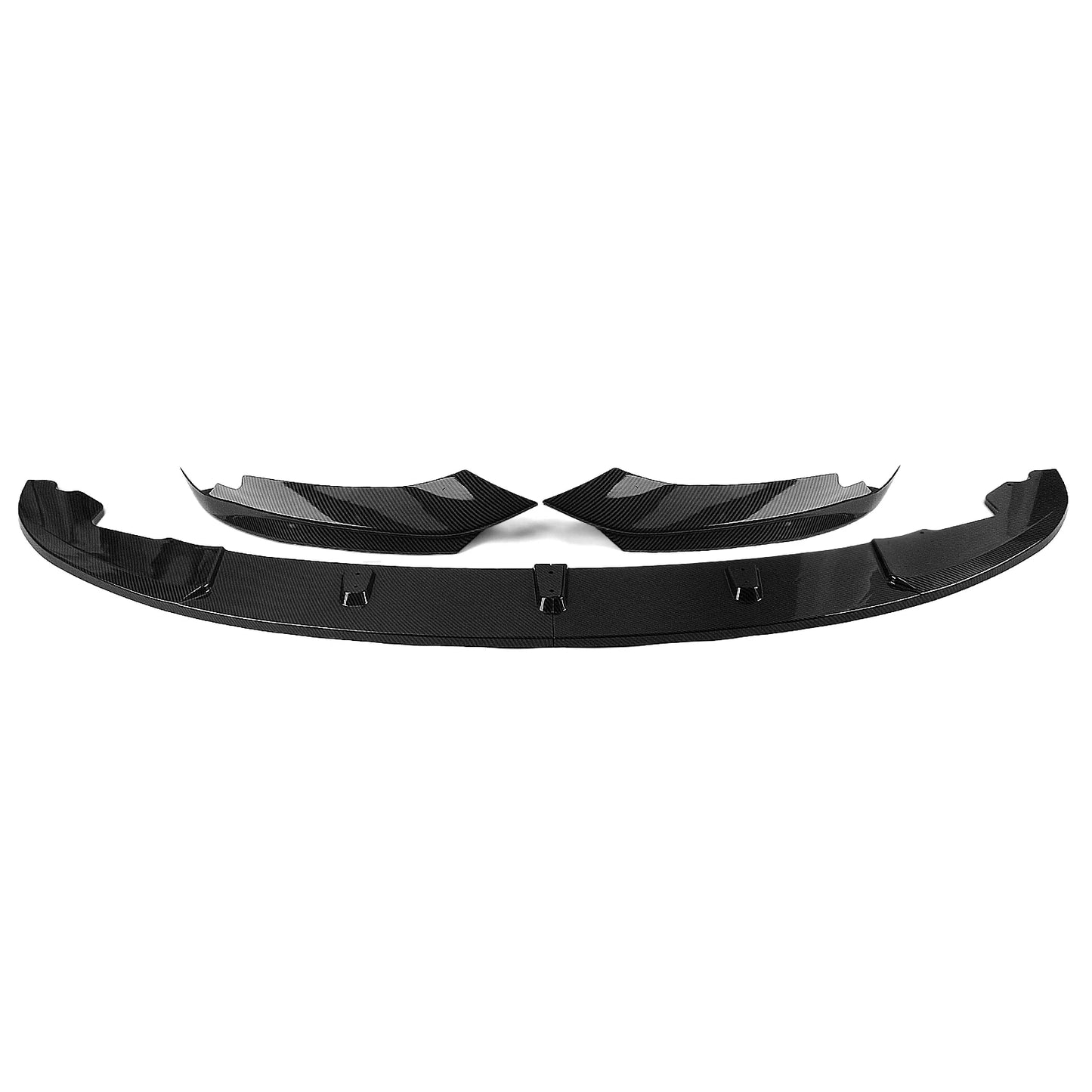 M-Sport Front Lip for BMW F32 F33 4 Series (2014-2020) | Gloss Black/Carbon Fiber