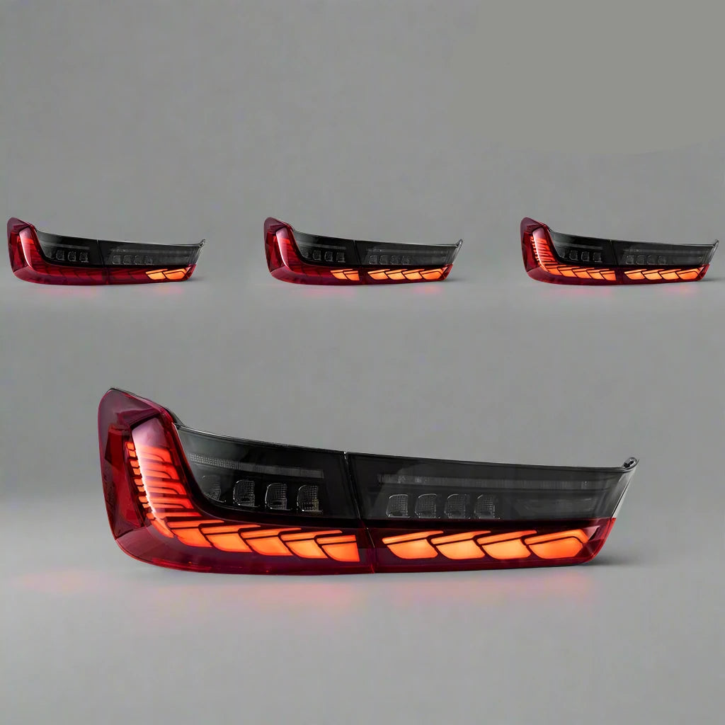 OLED GTS Style Tail Lights for BMW 3 Series G20/G80 (2019-2023)  w/Dragon Scales & Dynamic Animation